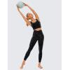imageCRZ YOGA Womens Butterluxe Cross Waist Workout Leggings 25 Inches  V Crossover High Waisted Gym YogaTie Dye Smoke Ink