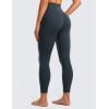 imageCRZ YOGA Womens Butterluxe Cross Waist Workout Leggings 25 Inches  V Crossover High Waisted Gym YogaTrue Navy