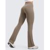 imageCRZ YOGA Womens Butterluxe High Waist Flare Pants 29quot  305quot  32quot  335quot  Wide Leg Bootcut Yoga Pants with Pocket LoungeNomad Grey
