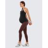 imageCRZ YOGA Womens Butterluxe Maternity Leggings Over The Belly 25quot  Buttery Soft Workout Activewear Yoga Pregnancy PantsTaupe