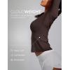 imageCRZ YOGA Womens Cloudweight Long Sleeve Workout Tops Lightweight Athletic Basic Shirts Soft Casual TShirt with Thumb HoleHot Fudge Brown