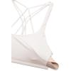 imageCRZ YOGA Womens Strappy Sports Bra  Criss Cross Back Padded Medium Support Wireless Gym Bra Sexy Workout Yoga BraMilky White