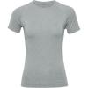 imageCRZ YOGA Seamless Workout Tops for Women Short Sleeve Athletic Tees Breathable Gym Running Yoga Tshirts ShirtsSlate Grey Marl