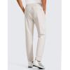 imageCRZ YOGA All Day Comfy Golf Pants for Men 31 Quick Dry Lightweight Work Casual Pants with PocketsMilky White