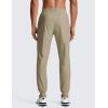 imageCRZ YOGA Athletic Joggers for Men 29quot31quot Lightweight Water Resistant Outdoor Workout Pants with Zip PocketsKhali Barley