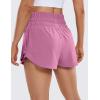 imageCRZ YOGA Athletic Shorts for Women High Waisted Flowy Ruffle Skirt Overlay for Workout Running Tennis with Zip PocketVelvet Dust