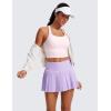 imageCRZ YOGA Butterluxe Womens YBack Racerback Longline Sports Bra  Padded Scoop Neck Workout Crop Tank Top with Built in PadsStrawberry Pink