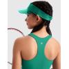 imageCRZ YOGA Girls Butterluxe Double Lined Tank Tops High Neck Racerback Cropped Basic Sleeveless Dance YogaCascadia Green