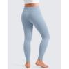 imageCRZ YOGA Girls Butterluxe Full Length Athletic Leggings  Kids High Waist Lounge Pants Active Dance Running Yoga TightsCambric Blue