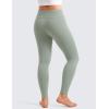 imageCRZ YOGA Girls Butterluxe Full Length Athletic Leggings  Kids High Waist Lounge Pants Active Dance Running Yoga TightsGreen Palm Court