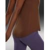 imageCRZ YOGA Lightweight Racerback Tank Tops for Women High Neck Workout Athletic Running Sleeveless ShirtsMocha Mousse