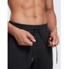 imageCRZ YOGA Mens Cloud Jersey Lightweight Sweatpants 30quot Workout Casual Lounge Open Bottom Pants with Zipper PocketsBlack