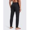 imageCRZ YOGA Mens Cloud Jersey Lightweight Sweatpants 30quot Workout Casual Lounge Open Bottom Pants with Zipper PocketsBlack