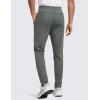 imageCRZ YOGA Mens Cloud Jersey Lightweight Sweatpants 30quot Workout Casual Lounge Open Bottom Pants with Zipper PocketsGrey Sage