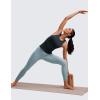 imageCRZ YOGA Seamless Womens Breathable Workout Tank Tops Racerback High Neck Sleeveless Running Athletic ShirtsTrue Navy