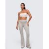 imageCRZ YOGA Softhold Womens Double Lined Strapless Bralettes  Tube Tops Bandeau Unlined Wireless Stretchy TShirt Everyday BraMilky White