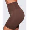 imageCRZ YOGA Womens ButterLuxe Biker Shorts 6 Inches  High Waisted Workout Running Volleyball Spandex YogaCoffee Brown
