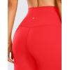 imageCRZ YOGA Womens ButterLuxe Biker Shorts 6 Inches  High Waisted Workout Running Volleyball Spandex YogaDeep Red