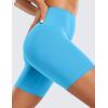 imageCRZ YOGA Womens ButterLuxe Biker Shorts 6 Inches  High Waisted Workout Running Volleyball Spandex YogaKayak Blue
