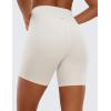 imageCRZ YOGA Womens ButterLuxe Biker Shorts 6 Inches  High Waisted Workout Running Volleyball Spandex YogaMilky White Bone