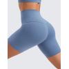 imageCRZ YOGA Womens ButterLuxe Biker Shorts 6 Inches  High Waisted Workout Running Volleyball Spandex YogaOasis Blue