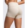 imageCRZ YOGA Womens Butterluxe Biker Shorts 25 Inches  High Waisted Yoga Workout Running Volleyball Spandex BootyMojave Tan
