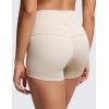 imageCRZ YOGA Womens Butterluxe Biker Shorts 25 Inches  High Waisted Yoga Workout Running Volleyball Spandex BootyMojave Tan