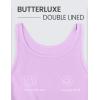 imageCRZ YOGA Womens Butterluxe Double Lined Workout Tank Tops Scoop Neck Racerback Cropped Casual Sleeveless ShirtLilac