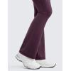 imageCRZ YOGA Womens Butterluxe High Waist Flare Pants 29quot  305quot  32quot  335quot  Yoga Bootcut Wide Leg with Pocket LoungeGrape Thistle Purple