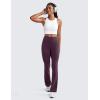 imageCRZ YOGA Womens Butterluxe High Waist Flare Pants 29quot  305quot  32quot  335quot  Yoga Bootcut Wide Leg with Pocket LoungeGrape Thistle Purple