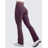 imageCRZ YOGA Womens Butterluxe High Waist Flare Pants 29quot  305quot  32quot  335quot  Yoga Bootcut Wide Leg with Pocket LoungeGrape Thistle Purple