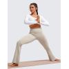 imageCRZ YOGA Womens Butterluxe High Waist Flare Pants 29quot  305quot  32quot  335quot  Yoga Bootcut Wide Leg with Pocket LoungeMojave Tan