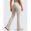 imageCRZ YOGA Womens Butterluxe High Waist Flare Pants 29quot  305quot  32quot  335quot  Yoga Bootcut Wide Leg with Pocket LoungeMojave Tan