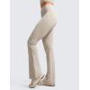 imageCRZ YOGA Womens Butterluxe High Waist Flare Pants 29quot  305quot  32quot  335quot  Yoga Bootcut Wide Leg with Pocket LoungeMojave Tan