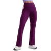 imageCRZ YOGA Womens Butterluxe High Waist Flare Pants 29quot  305quot  32quot  335quot  Yoga Bootcut Wide Leg with Pocket LoungePlum Magenta