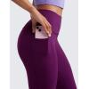 imageCRZ YOGA Womens Butterluxe High Waist Flare Pants 29quot  305quot  32quot  335quot  Yoga Bootcut Wide Leg with Pocket LoungePlum Magenta