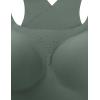 imageCRZ YOGA Womens Flex Sculpt Racerback Sports Bra  U Neck Medium Impact Padded Wireless Workout Gym Crop TopGrey Sage