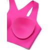 imageCRZ YOGA Womens Flex Sculpt Racerback Sports Bra  U Neck Medium Impact Padded Wireless Workout Gym Crop TopHibiscus Purple