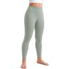 imageCRZ YOGA Girls Butterluxe Full Length Athletic Leggings  Kids High Waist Lounge Pants Active Dance Running Yoga TightsGreen Palm Court
