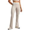 imageCRZ YOGA Womens Butterluxe High Waist Flare Pants 29quot  305quot  32quot  335quot  Yoga Bootcut Wide Leg with Pocket LoungeMojave Tan