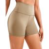 imageCRZ YOGA Womens Naked Feeling Biker Shorts  4 Inches High Waist Yoga Workout Running Gym SpandexCalifornia Sand
