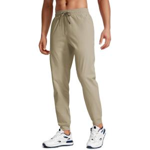 imageCRZ YOGA Athletic Joggers for Men 29quot31quot Lightweight Water Resistant Outdoor Workout Pants with Zip PocketsKhali Barley