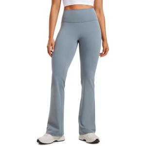 imageCRZ YOGA Womens Butterluxe High Waist Flare Pants 29quot  305quot  32quot  335quot  Yoga Bootcut Wide Leg with Pocket LoungeBelgian Blue
