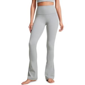 imageCRZ YOGA Womens Butterluxe High Waist Flare Pants 29quot  305quot  32quot  335quot  Yoga Bootcut Wide Leg with Pocket LoungeSterling
