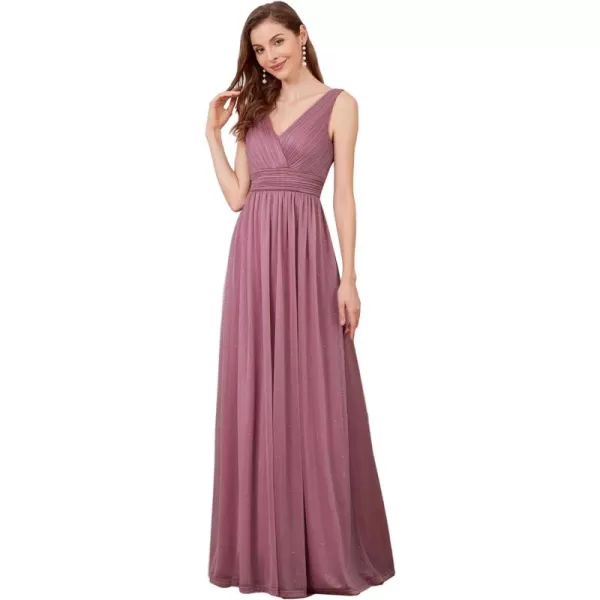 EverPretty VNeck Sexy Cocktail Party Dresses for Women 0Green US14Purple Orchid