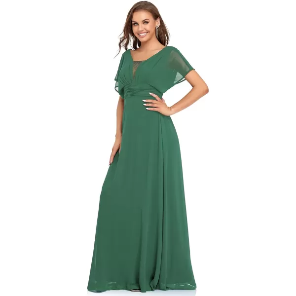 EverPretty Womens Elegant VNeck Formal Evening Dresses 7851Light Green