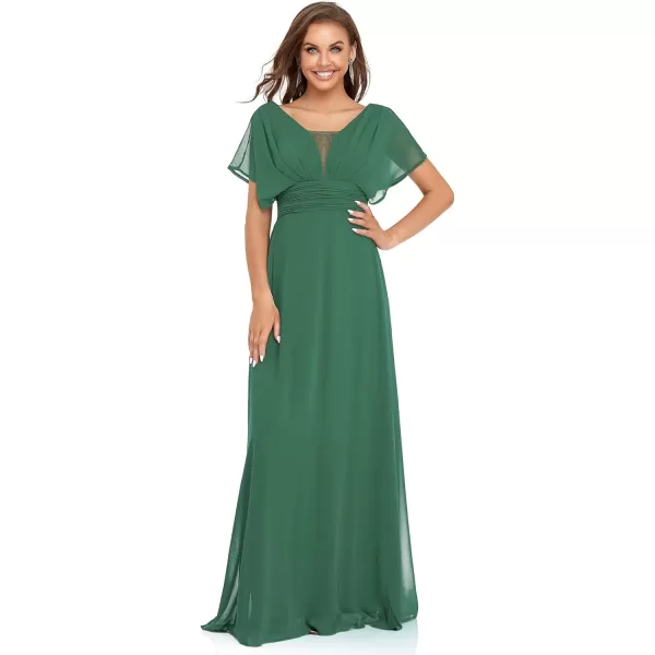 EverPretty Womens Elegant VNeck Formal Evening Dresses 7851Light Green