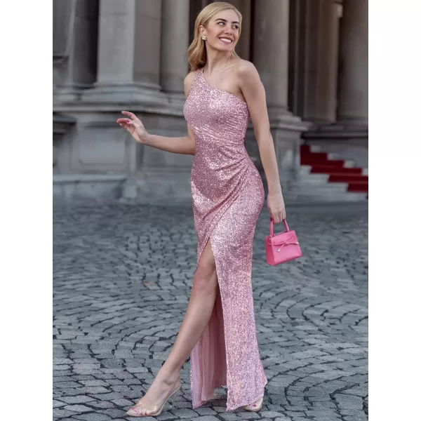 EverPretty Womens Gliter Side Slit Sleeveless Sequin Evening Formal Party Dress 0116Orchid