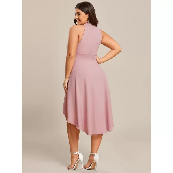 EverPretty Womens Summer ALine Halter Plus Size Sundresses Causal Cocktail Dress 01782PZDusty Rose