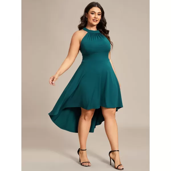 EverPretty Womens Summer ALine Halter Plus Size Sundresses Causal Cocktail Dress 01782PZTeal